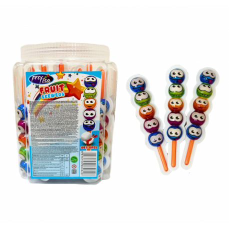 Želiniai saldainiai FRUIT SKEWER 10g