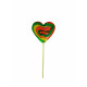 Fruit flavored lollipops HEARTS 60g