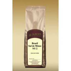 Ground coffee  BRAZIL SUL DE MINAS NY 2. 500g.