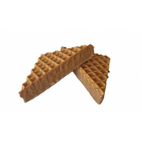 Waffles covered with toffee-flavored glaze TROJKA TOFFI 2kg