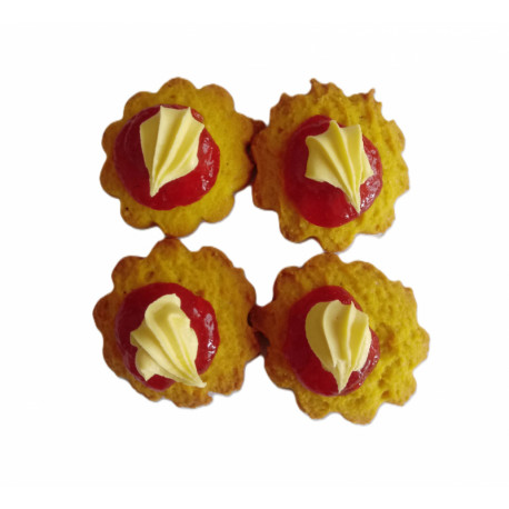Biscuits  with raspberry filling LEZKI 1,8kg