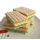 Waffles with milk, with an orange and candy-flavored filling 0,8 kg