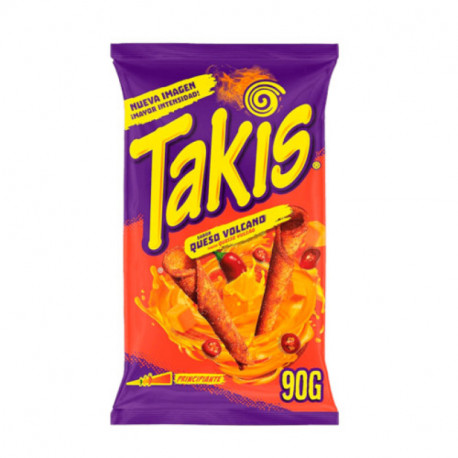 Kukurūzų traškučiai TAKIS QUESO VOLCANO 90g