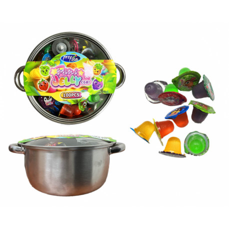 Želiniai saldainiai COOKER POT MINI JELLY CUP 13g