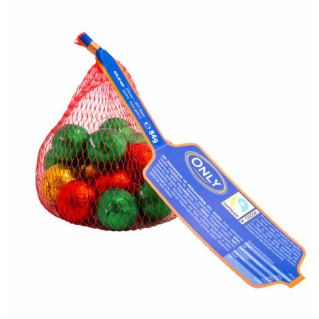 Milk chocolate candies CHRISTMAS BALLS 84g